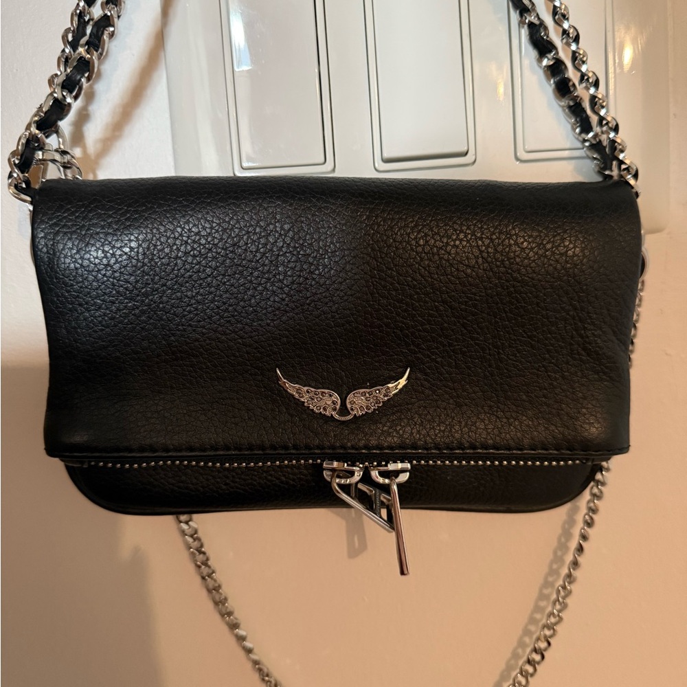 Zadig & Voltaire Black Leather Crossbody Bag